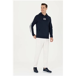 Erkek Lacivert Kapüşonlu Sweatshirt