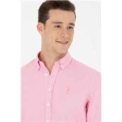 Erkek Pudra Uzun Kollu Gömlek