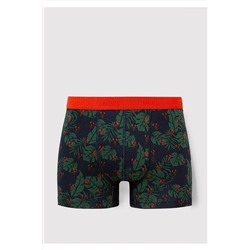 Mavi 3lü Baskılı Boxer 0911421-33648