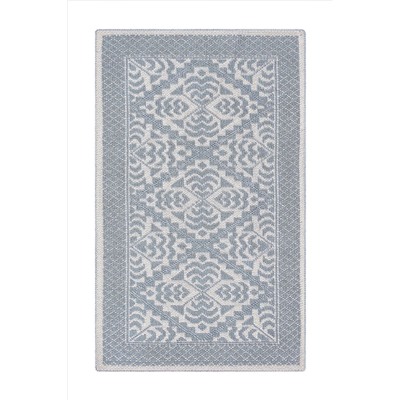 Bluenity Giglio Doğal Pamuklu Banyo Kilim 70x130 - Açık Mavi 101.201.01.004.10.58