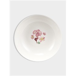 Тарелка суповая/салатник, 20 см, 0.75 л, розовая, Primula