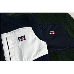 Толстая замшевая мужская повседневная куртка с воротником-стойкой ГАН*Т