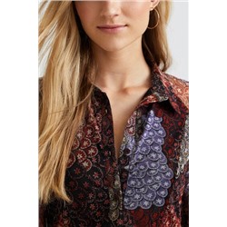 Camisa cenefas elástica