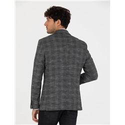 Siyah Slim Fit Ceket