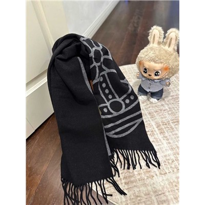 Мягкий двусторонний теплый шарф  Vivienn*e Westwoo*d