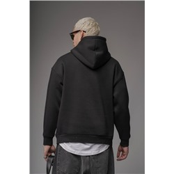 Худи с надписью черный