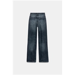 JEANS TRF WIDE LEG TIRO ALTO FULL LENGTH