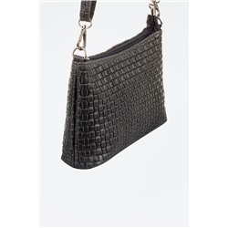 Bandolera de piel Zia - Gris
