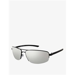 MEN'S METAL RECTANGULAR WRAP SUNGLASSES