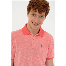 Erkek Nar Çiçeği Polo Yaka Tişört