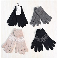 Детские зимние мягкие теплые вязаные перчатки Uniql*o