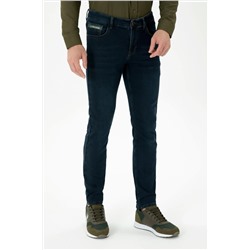 Erkek Koyu Mavi Jean Pantolon
