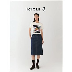 Женская футболка с ярким принтом АЙСИК*Л