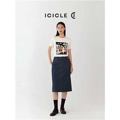 Женская футболка с ярким принтом АЙСИК*Л