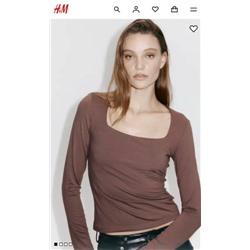 Женская однотонная мягкая стрейчевая футболка  Н*М