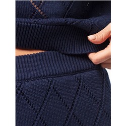 Вязаная юбка на подкладке