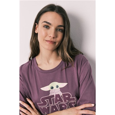 Pijama largo algodón Grogu