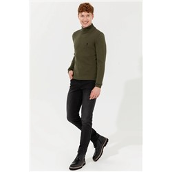 Erkek Haki Basic Kazak