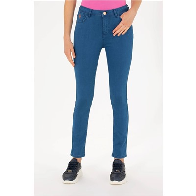 Kadın Mavi Jean Pantolon