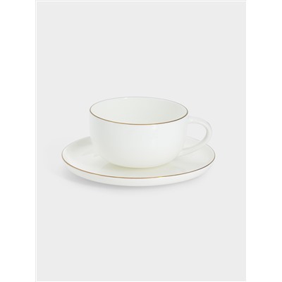 Чашка с блюдцем, 300 мл, Кашемир Gold