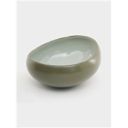 Салатник, 15 см, 0.55 л, зелёный, Organica