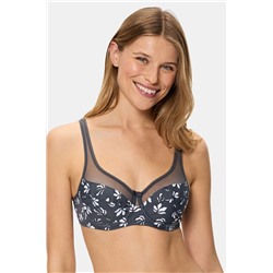 Sujetador de gran capacidad con aros Generous print flores