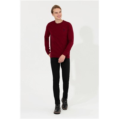 Erkek Vişne Basic Kazak