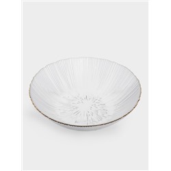 Блюдо глубокое, 17x5 см, стекло, с золотистым кантом, Wengen