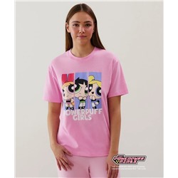 Top Super Nenas de punto rosa