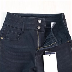 Женские зимние джинсы на флисовой подкладке