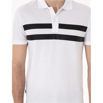 Beyaz Slim Fit Tişört