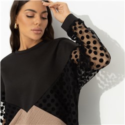 Свитшот комбинированный, Любимый образ (black woman)