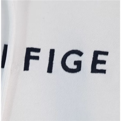 Парная толстовка с длинными рукавами из простого хлопкового трикотажа ТОММИ ХИЛФИГЕ*Р