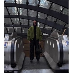 Куртка-бомбер свободная