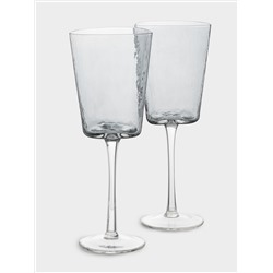 Бокал для вина, 300 мл, 2 шт, стекло, серый, Nocturne