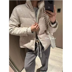 Куртка-пуховик с пайетками  Brunell*o Cucinell*i