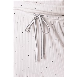 Pijama canalé blanco estampado estrellas