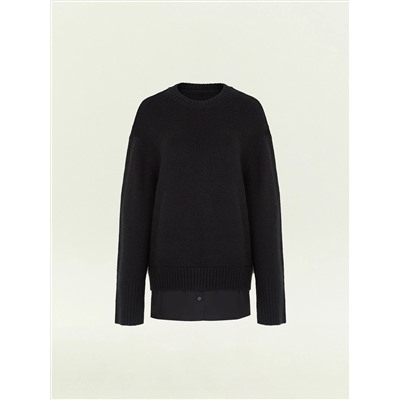 Джемпер из вискозного трикотажа с добавлением шерсти, B3234/inverta