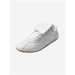 Женские кроссовки  из матовой и лакированной кожи