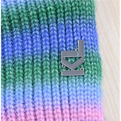 Толстый шерстяной шарф с узором КАР*Л 😎