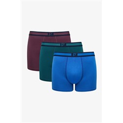 Penti Erkek Pamuklu Mix Colour 3lü Çok Renkli Boxer