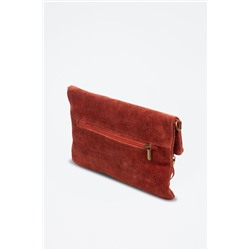 Bandolera de nobuk Alzano Teja