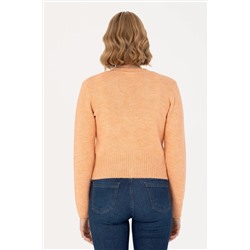 Kadın Pudra Triko Hırka