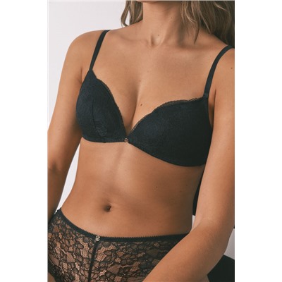 Sujetador triangular LOVELY relleno negro
