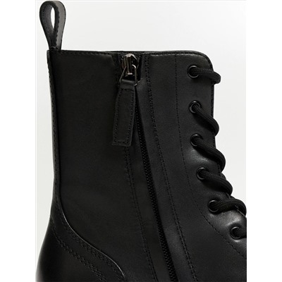 Ботинки на шнуровке, W028/kaya