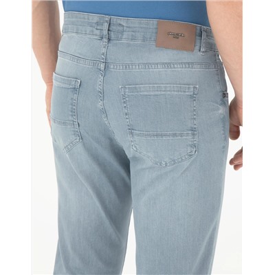 Açık Mavi Slim Fit Jean Pantolon