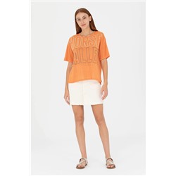 Kadın Kiremit Tişört