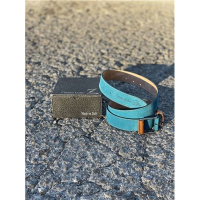 AB.Z · Pelle · 21-36 (510)+Ab.Zapatos Pelle cinturon (140) Petroleo АКЦИЯ
