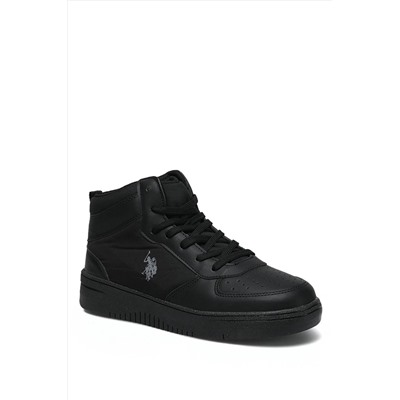 U.S. Polo Assn. Arısto Hı Siyah Erkek Boğazlı Spor Ayakkabı TXF84D697120947
