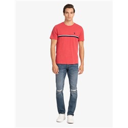 SIGNATURE TRICOT PIECED JERSEY T-SHIRT